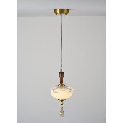 Supplier real photograph of Valloren Pendant B complete front view unlit